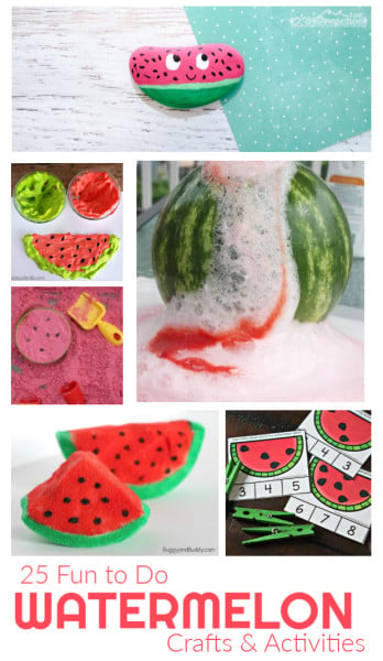 35+ Fun Watermelon Day Crafts & Activities
